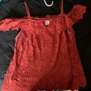 Orange cute top